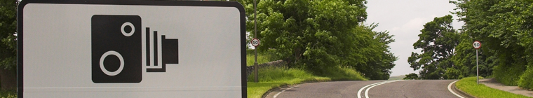Speed camera sign